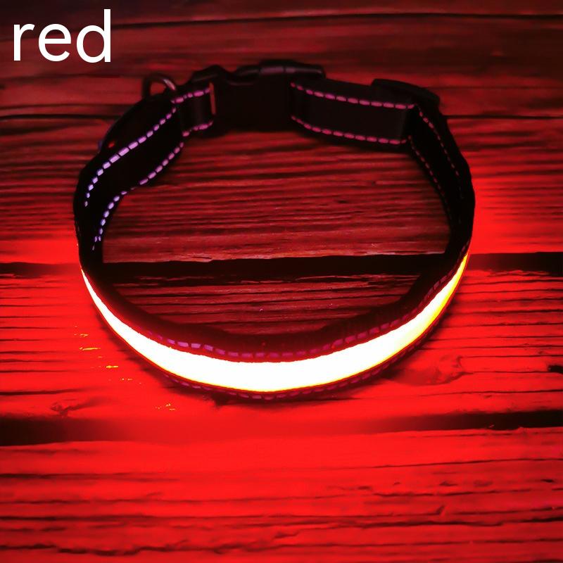 Illuminate the Dark: The Aegis Premium Reflective LED Luminous Dog Collar