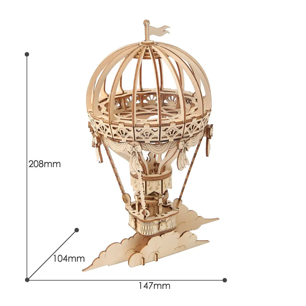 3D Hot Air Balloon Model Kit Anakha H. Nyx