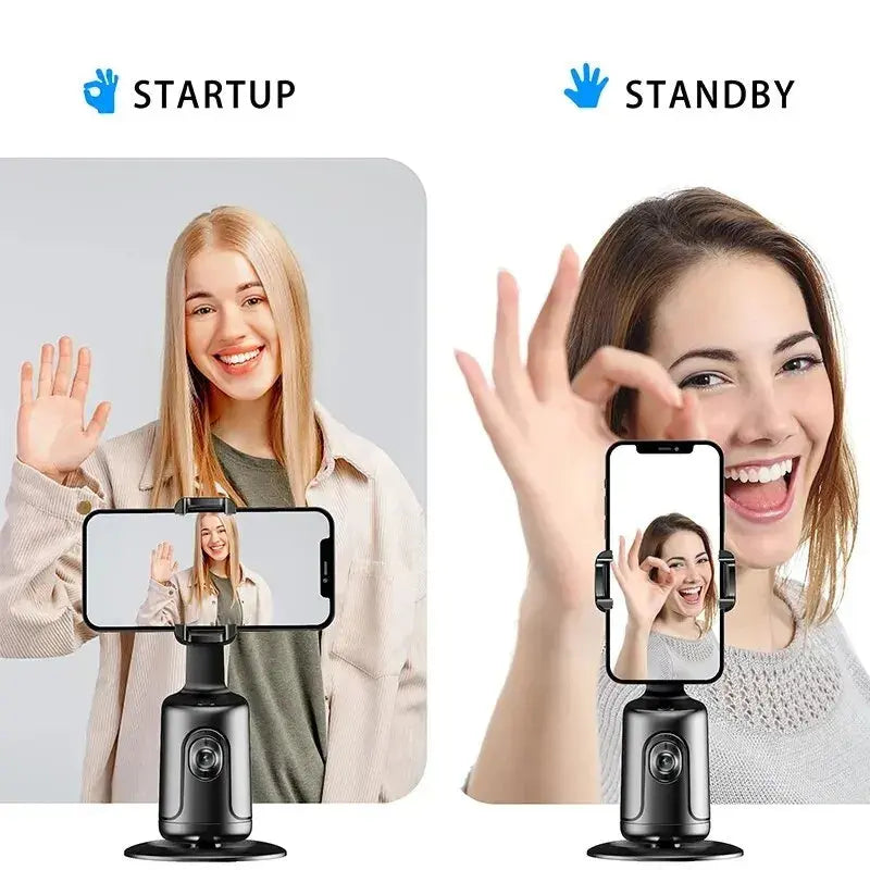 360° Rotating Phone Mount with Gesture Control (No App Needed) Anakha H. Nyx