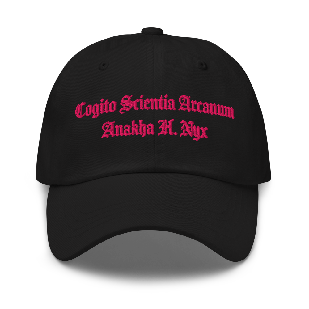 Elevate Your Everyday Mysticism: The Cogito Dad Hat CSA - AHN Pink