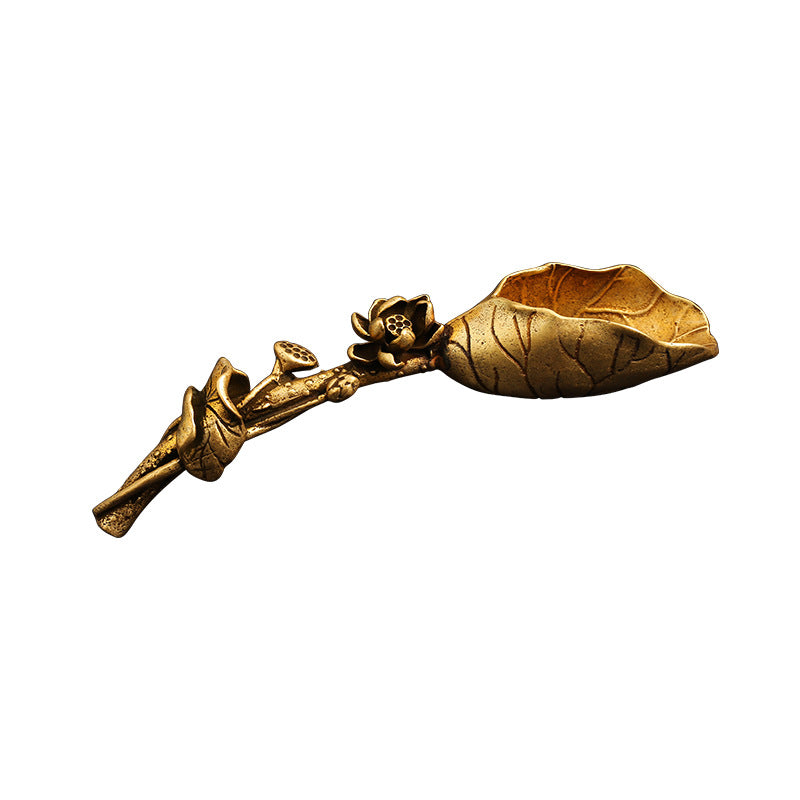 Lotus Tea Scoop Loose Leaf Shovel