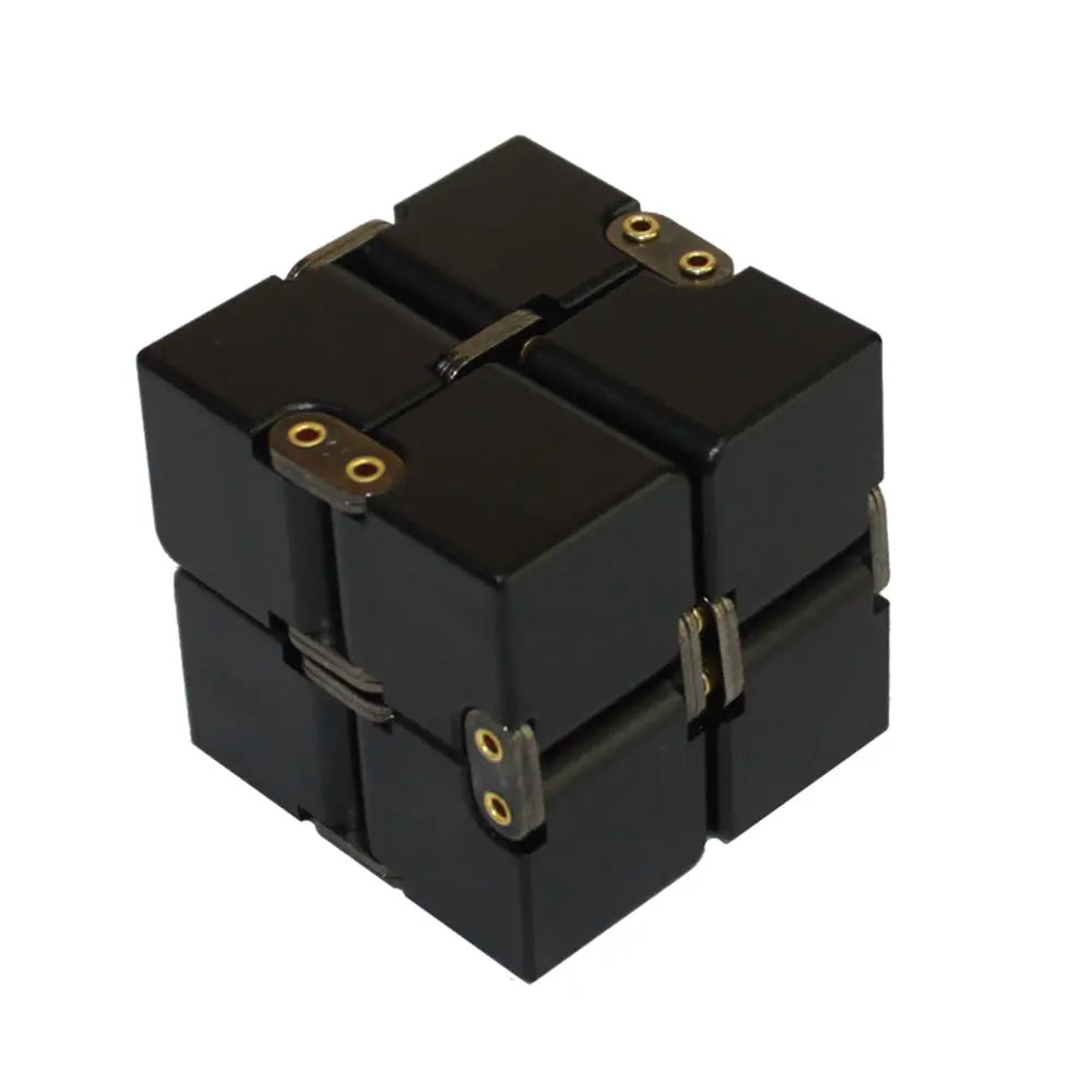 Aluminum Alloy Executive Kinetic Cube: Ergonomic Tactile Focus Tool Anakha H. Nyx