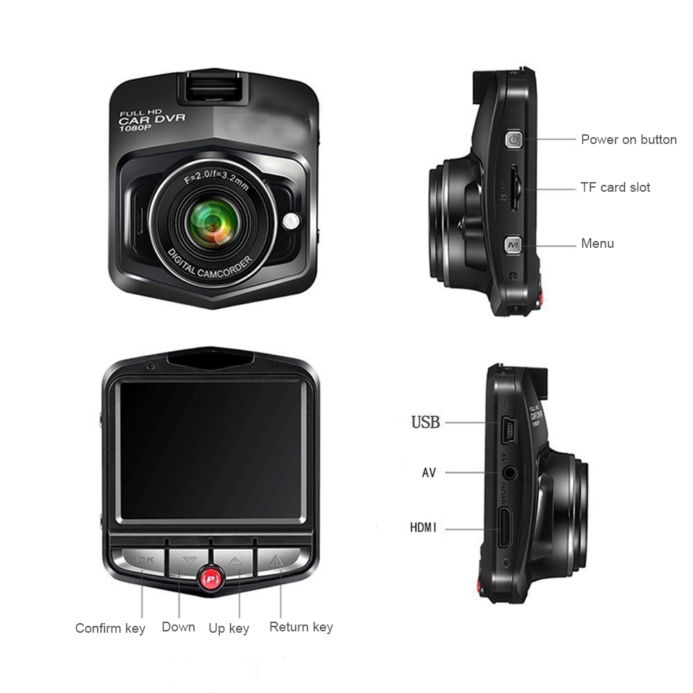 Full HD 1080p Car DVR Dash Camera