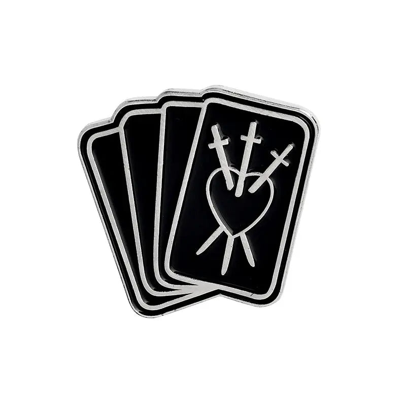 Tarot Deck Brooch / Lapel Pin Anakha H. Nyx