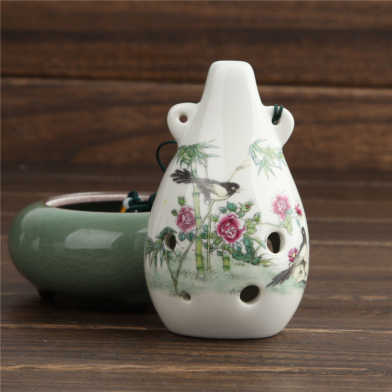 Harmonic Echoes: The Alto F-Tone 6-Hole Ceramic Ocarina