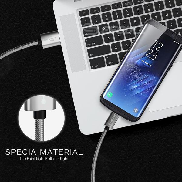 Esoulk Braided Type-C USB Cable (10 Feet)