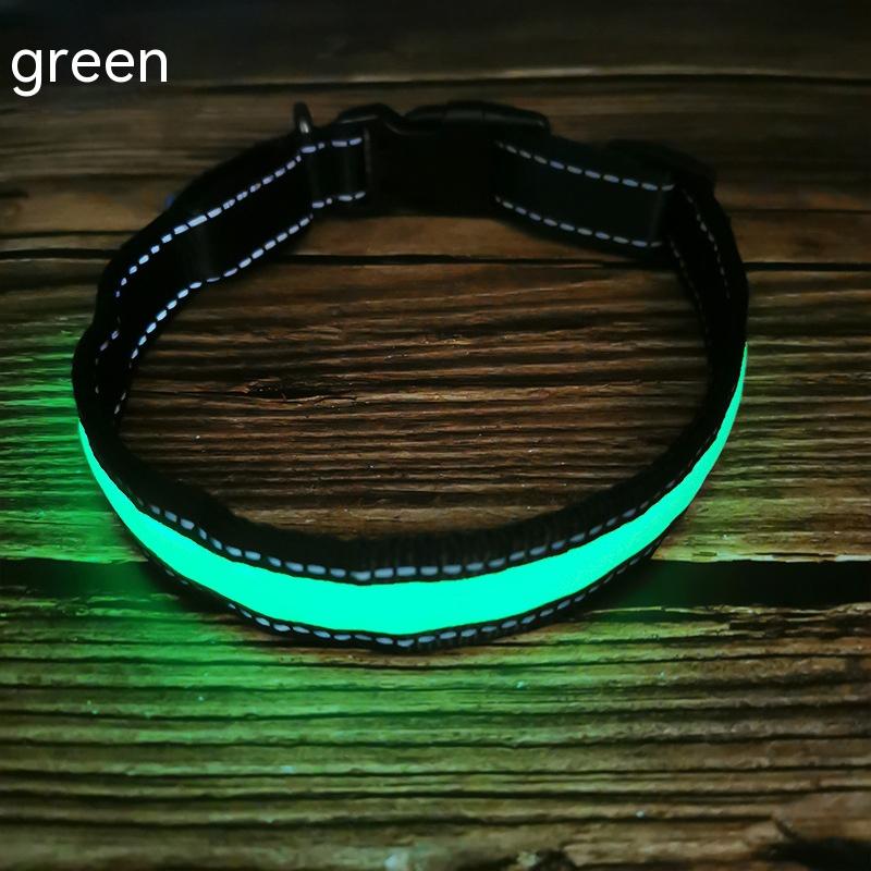 Illuminate the Dark: The Aegis Premium Reflective LED Luminous Dog Collar
