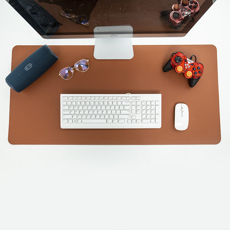 Premium Leather Desk Mat & Blotter | Non-Slip Waterproof Office Desk Pad