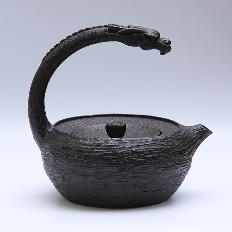 Master the Ritual: The Iron Catalyst 1.2L Handmade Cast Iron Teapot