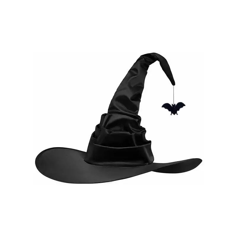 Premium Pleated Witch Hat | Deluxe COS Halloween Performance Costume Props Anakha H. Nyx