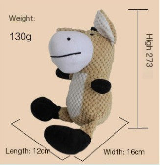 Comfort Meets Play: The Jumbo Corduroy Companion Plush Dog Toy