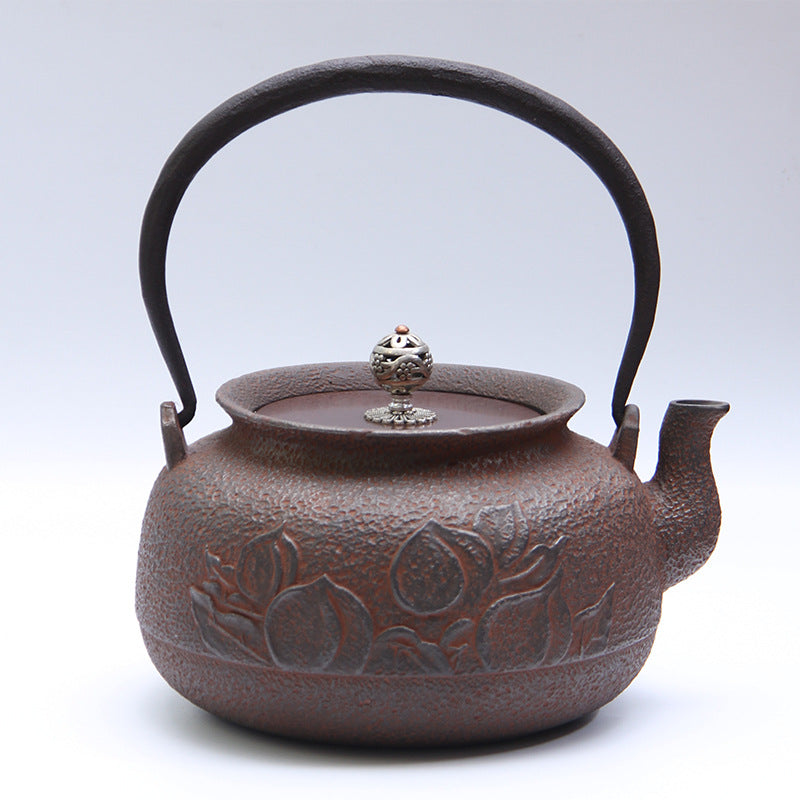 Master the Ritual: The Iron Catalyst 1.2L Handmade Cast Iron Teapot
