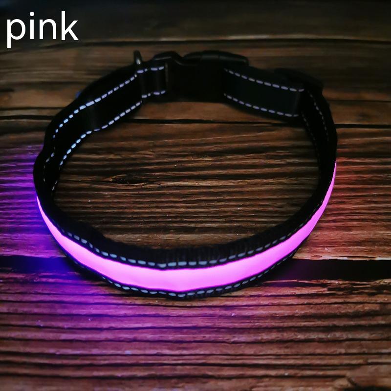 Illuminate the Dark: The Aegis Premium Reflective LED Luminous Dog Collar