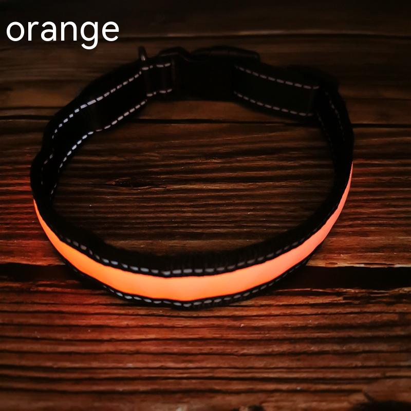 Illuminate the Dark: The Aegis Premium Reflective LED Luminous Dog Collar