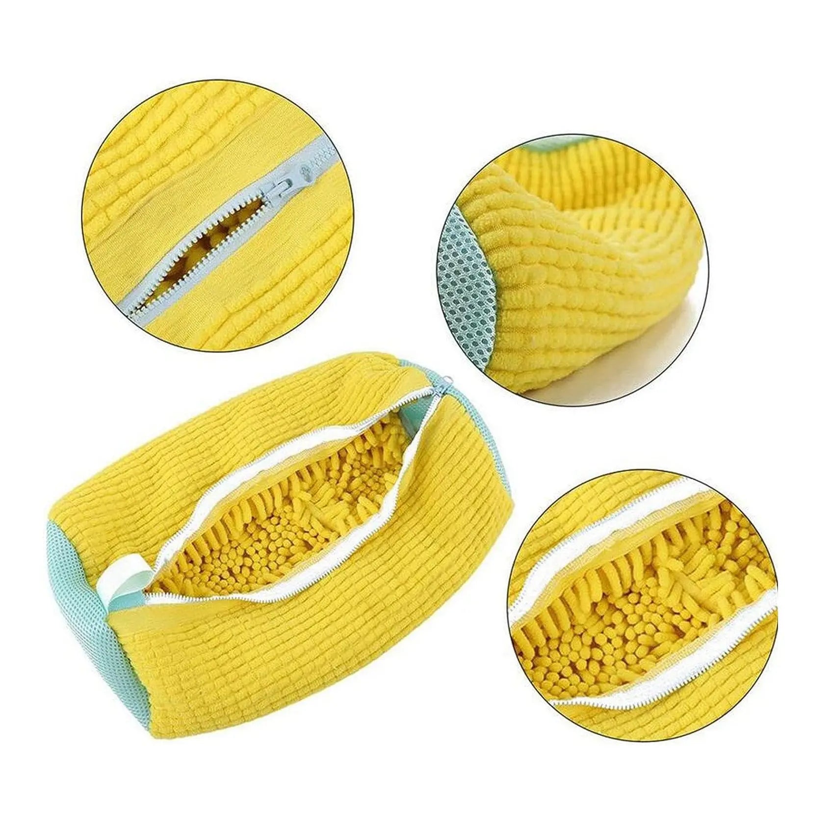 Premium Chenille Microfiber Shoe Wash Bag | Deep-Clean Machine Laundry Sneaker Protector Anakha H. Nyx