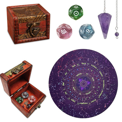Amethyst Crystal Divination Set