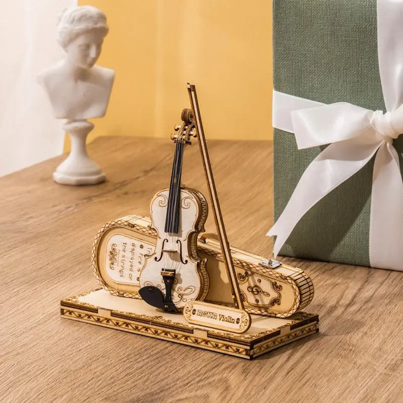 3D Wooden Violin Model Kit Anakha H. Nyx