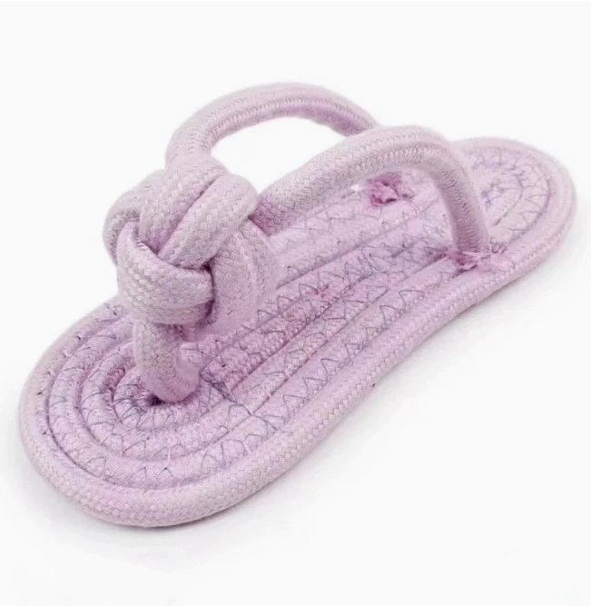 Built for the Ultimate Chew: The Slipper-Shaped Premium Cotton Rope Dog Toy
