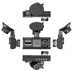 Car Triple Lens Dash Cam HD 1080P