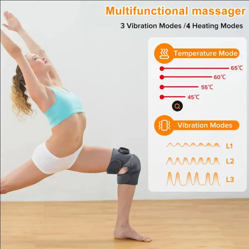 3-in-1 Joint Massager | Heated Far-Infrared Vibration Brace Wrap Anakha H. Nyx