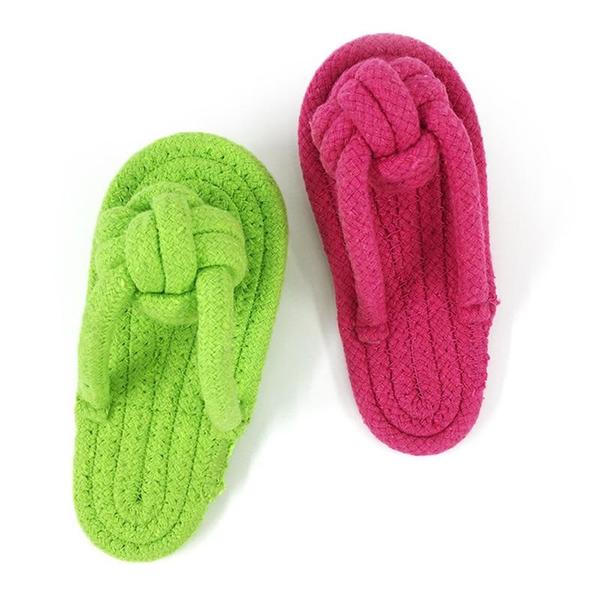 Built for the Ultimate Chew: The Slipper-Shaped Premium Cotton Rope Dog Toy