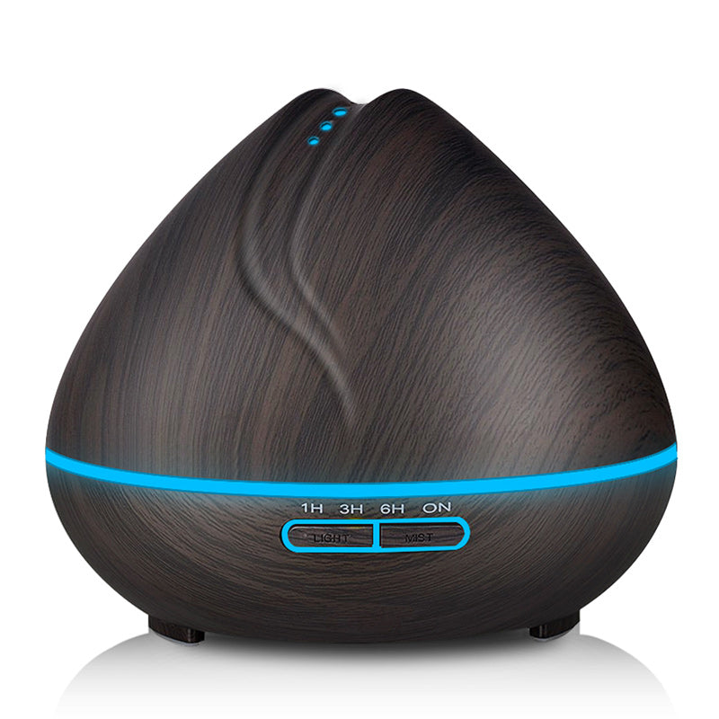400ml Ultrasonic Essential Oil Diffuser - Faux Wood Cool Mist Humidifier
