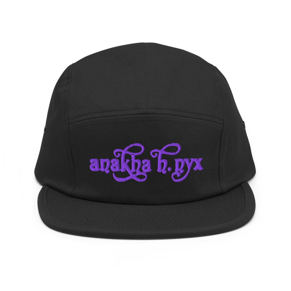 The Sentinel Five-Panel Camper Cap | Minimalist Gothic Streetwear Headwear