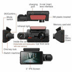 1080P Dual-Lens Car DVR Dash Cam
