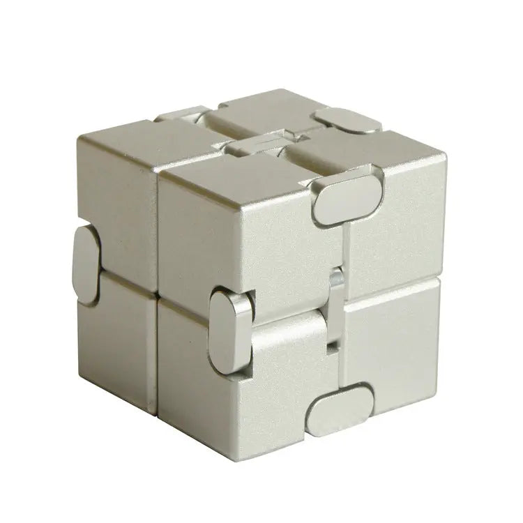 Aluminum Alloy Executive Kinetic Cube: Ergonomic Tactile Focus Tool Anakha H. Nyx