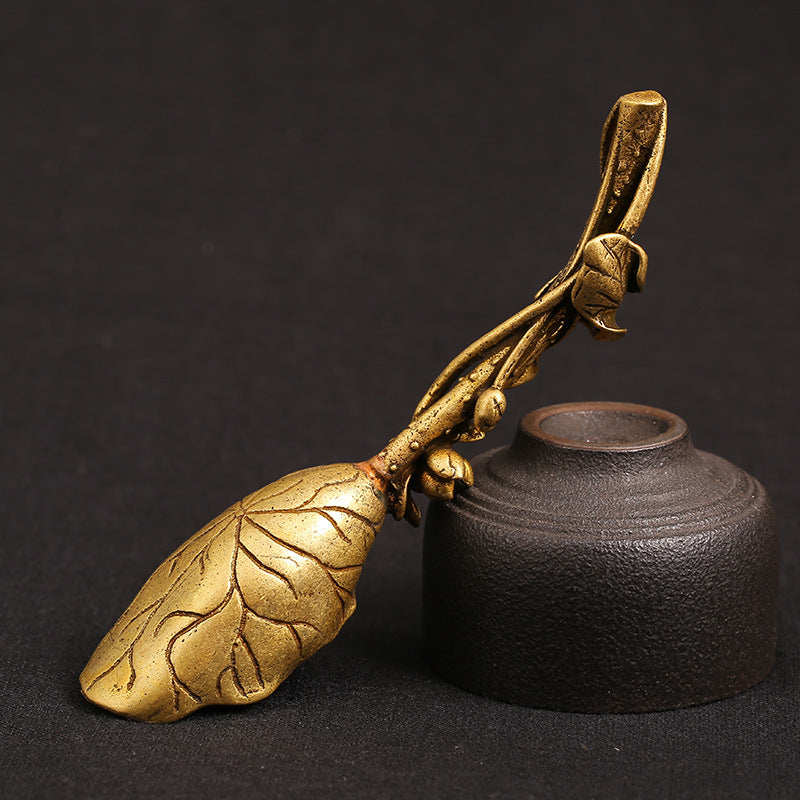 Lotus Tea Scoop Loose Leaf Shovel