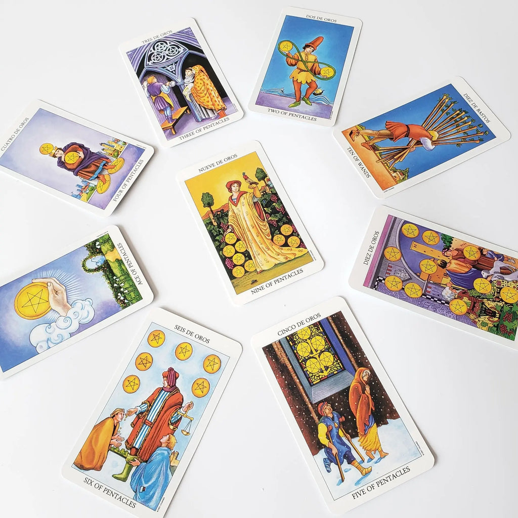 Bilingual English / Spanish Tarot Deck - Master Divination in Two Languages Anakha H. Nyx
