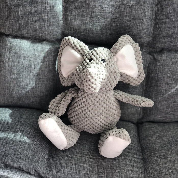 Comfort Meets Play: The Jumbo Corduroy Companion Plush Dog Toy