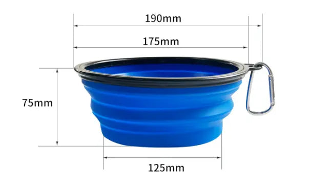 Collapsible Silicone Pet Travel Bowl - 2 Sizes to Choose From Anakha H. Nyx