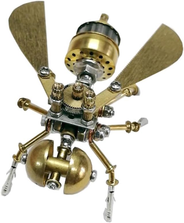 Engineered Elegance: The Steampunk Mechanical Bee 3D Metal Puzzle Kit