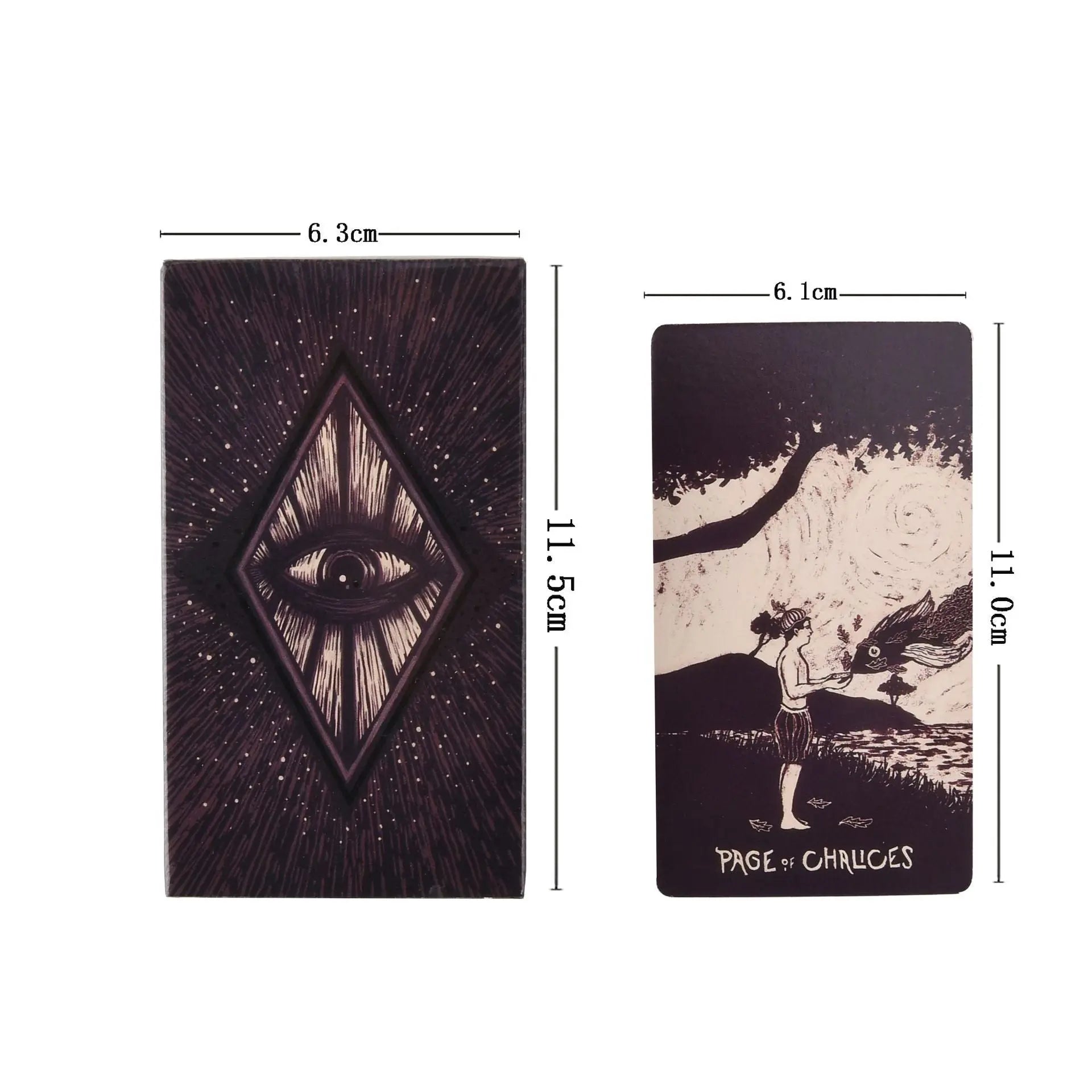 Black & White Light Visions Tarot Anakha H. Nyx