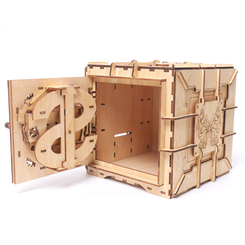 Horizon Mechanical: The 3D Cipher Hundred Treasure Box Wooden Password Puzzle