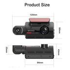 1080P Dual-Lens Car DVR Dash Cam