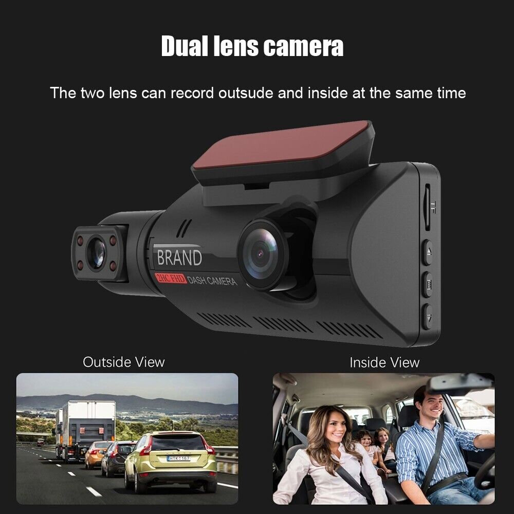 1080P Dual-Lens Car DVR Dash Cam