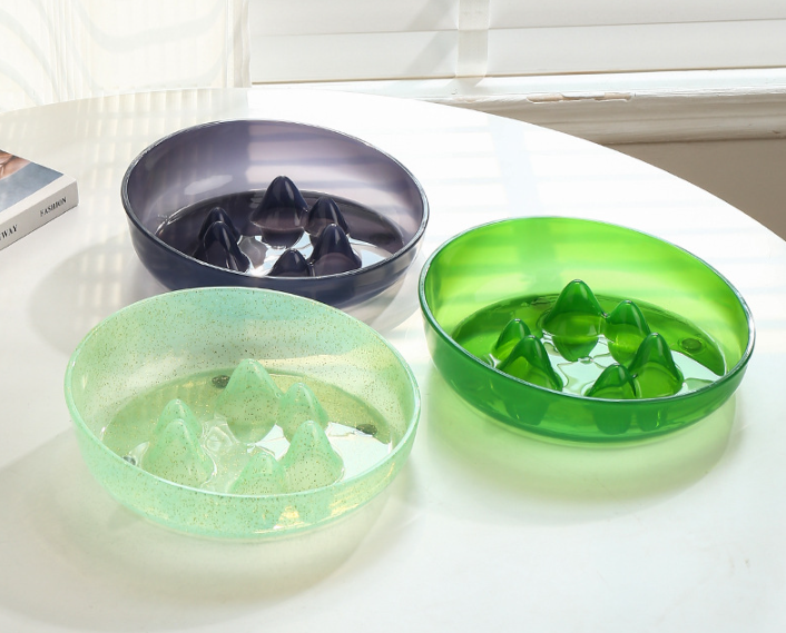 Slow Down the Rush: The Dusk Mountain Premium Silicone-Ribbed Slow Feed Bowl