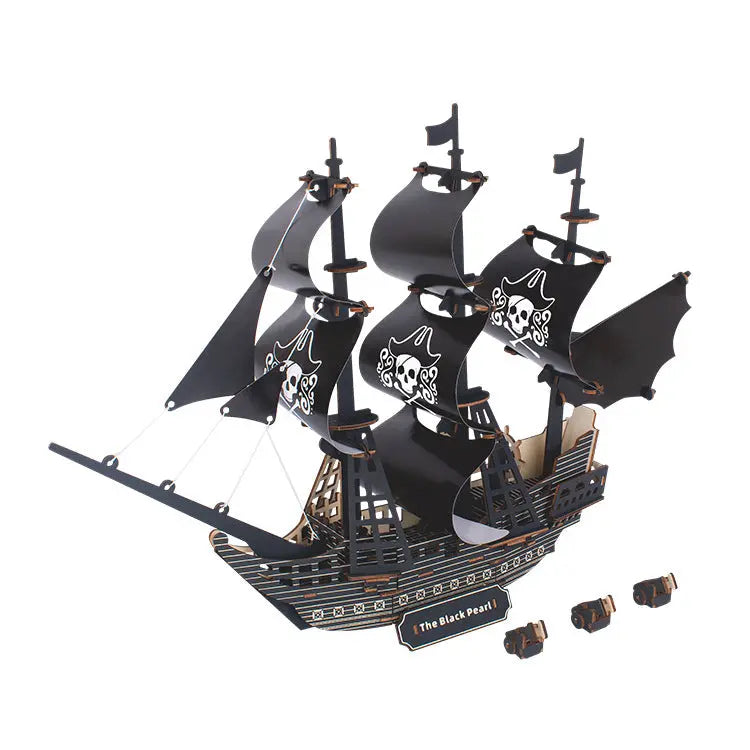 Black Pearl Pirate Ship Model Kit Anakha H. Nyx