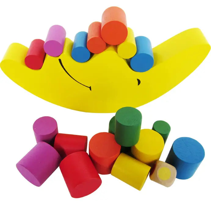 Premium Wooden Moon Balance Game – Montessori Stacking Blocks Anakha H. Nyx