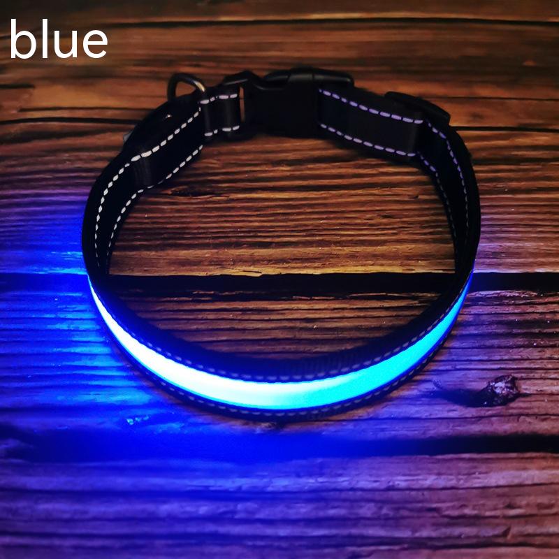 Illuminate the Dark: The Aegis Premium Reflective LED Luminous Dog Collar