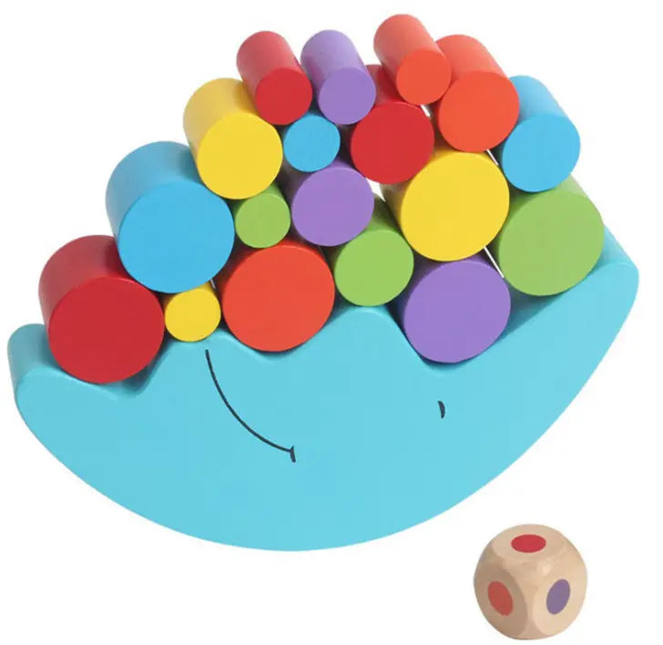 Premium Wooden Moon Balance Game – Montessori Stacking Blocks Anakha H. Nyx