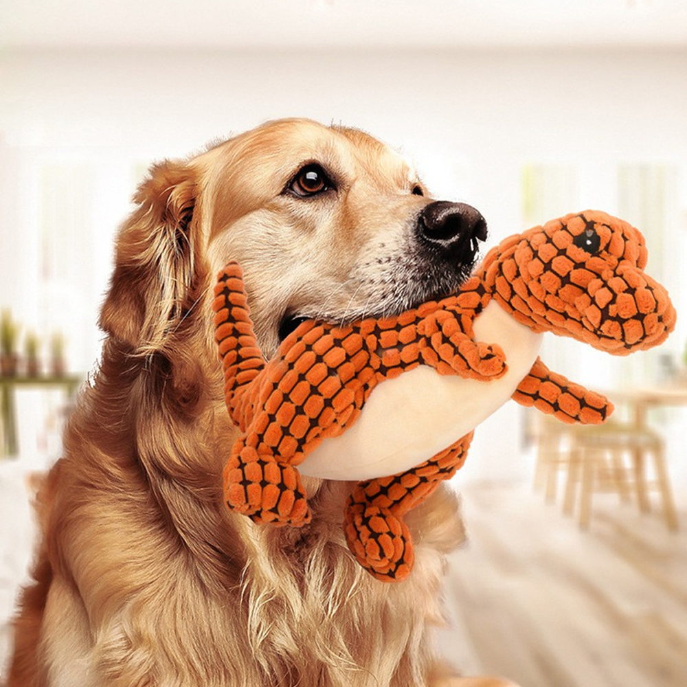Unleash the Fun: The Jurassic Squeaker Dental Grinding Dinosaur Toy