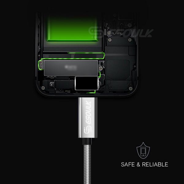 Esoulk Braided Type-C USB Cable (10 Feet)