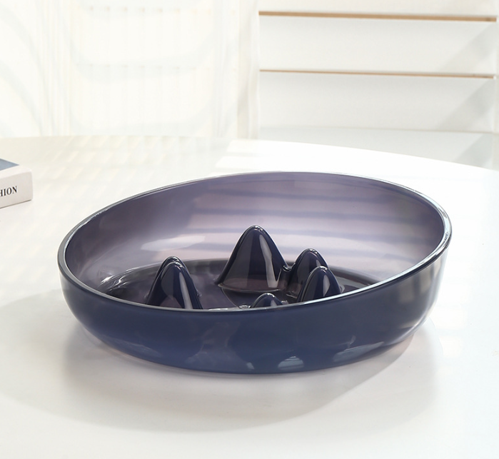 Slow Down the Rush: The Dusk Mountain Premium Silicone-Ribbed Slow Feed Bowl