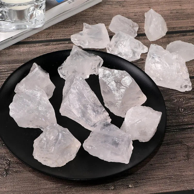 Natural White Quartz Raw Stone for Home Aromatherapy Decor Anakha H. Nyx