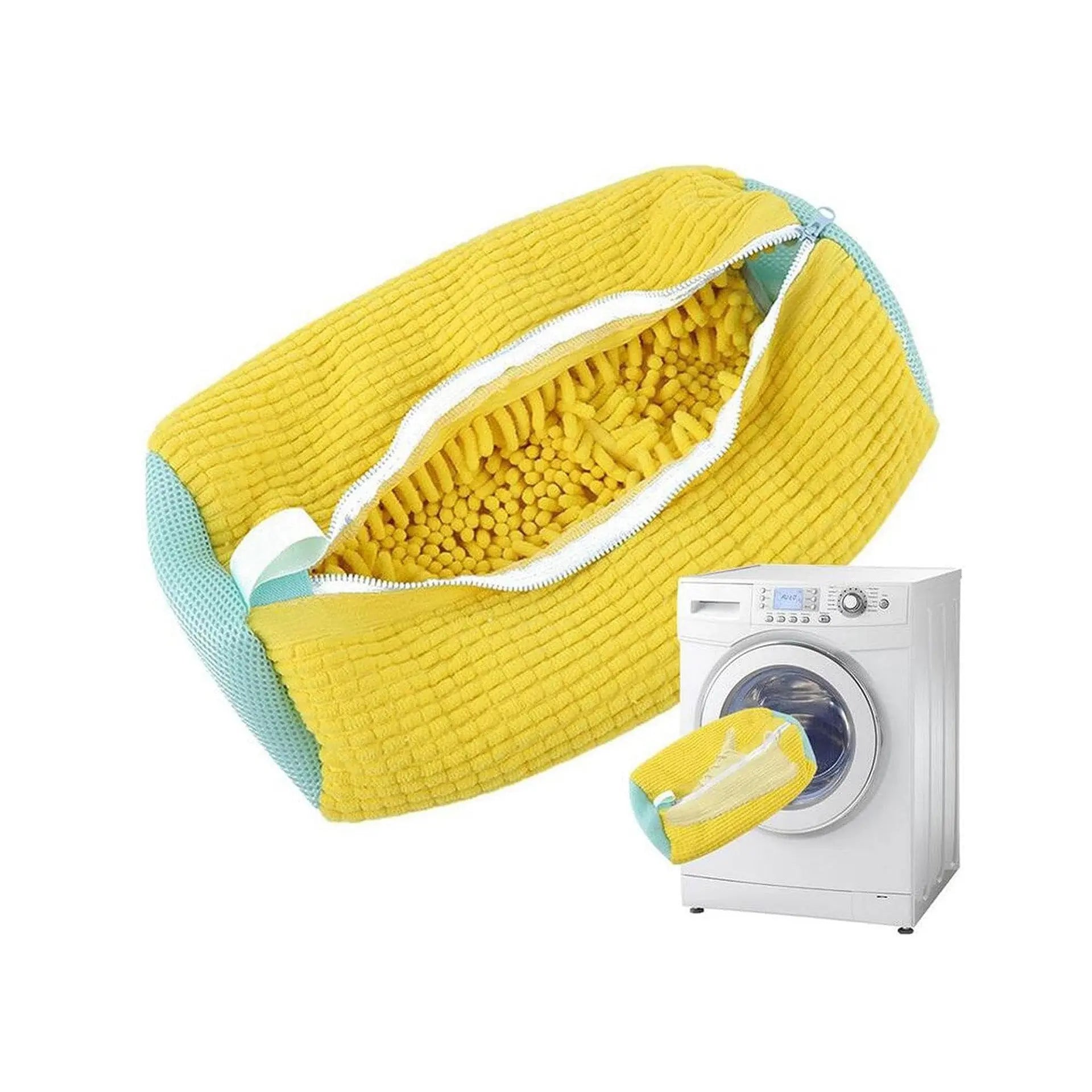 Premium Chenille Microfiber Shoe Wash Bag | Deep-Clean Machine Laundry Sneaker Protector Anakha H. Nyx