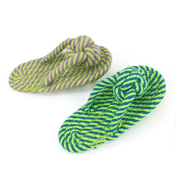 Built for the Ultimate Chew: The Slipper-Shaped Premium Cotton Rope Dog Toy