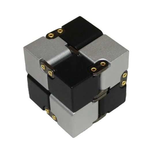 Aluminum Alloy Executive Kinetic Cube: Ergonomic Tactile Focus Tool Anakha H. Nyx